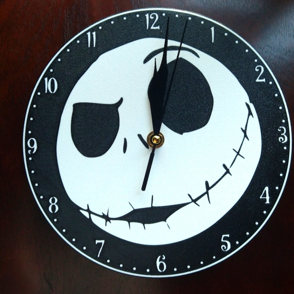 Handmade Halloween clock